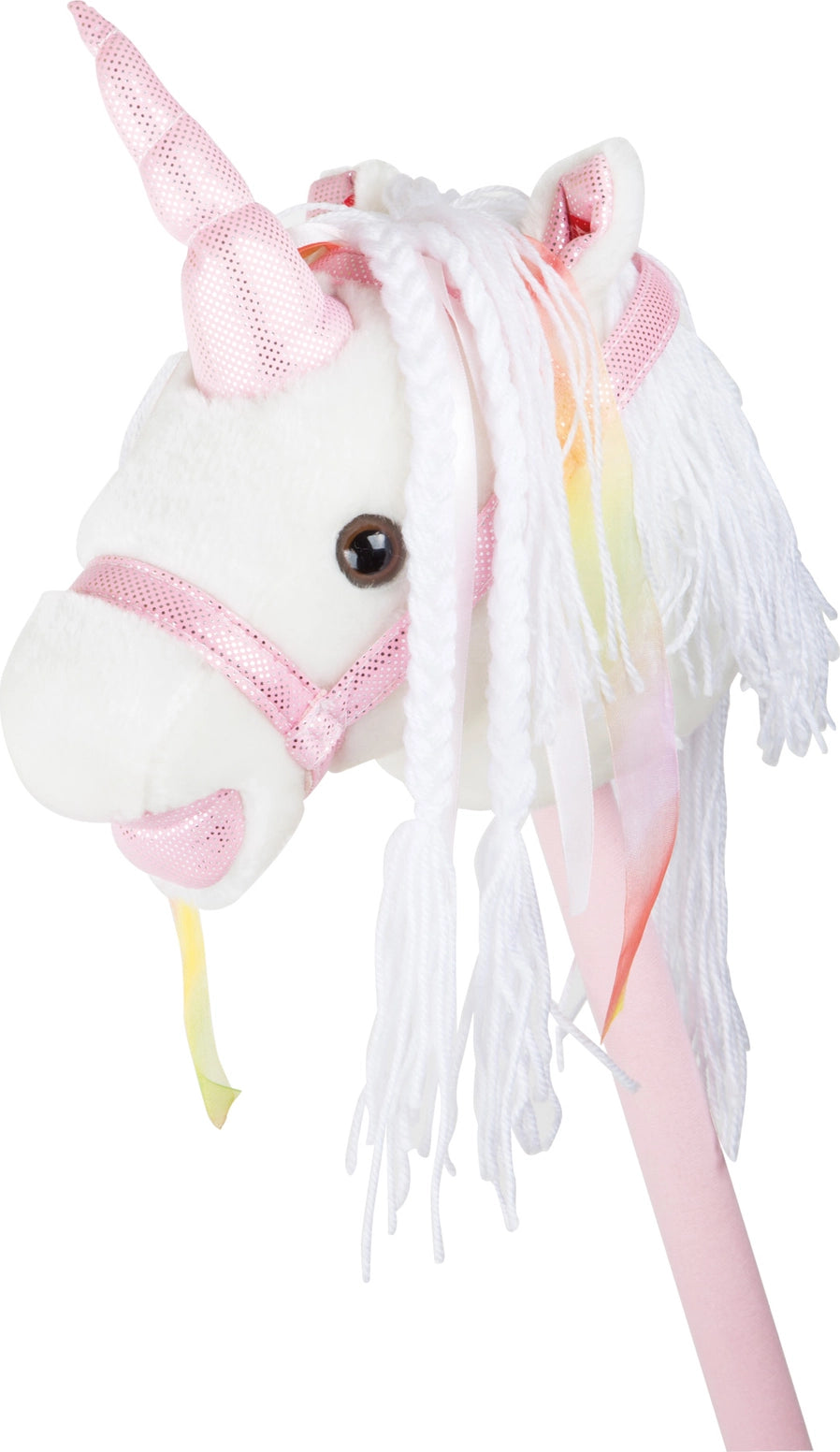 Unicorno bianco con asta