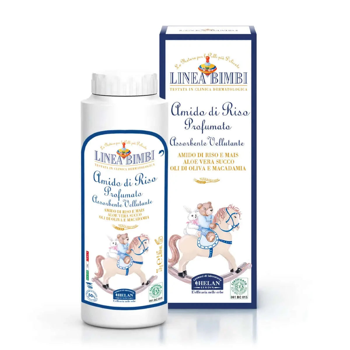 Linea Bimbi - Amido di Riso profumato 75g - Hebi