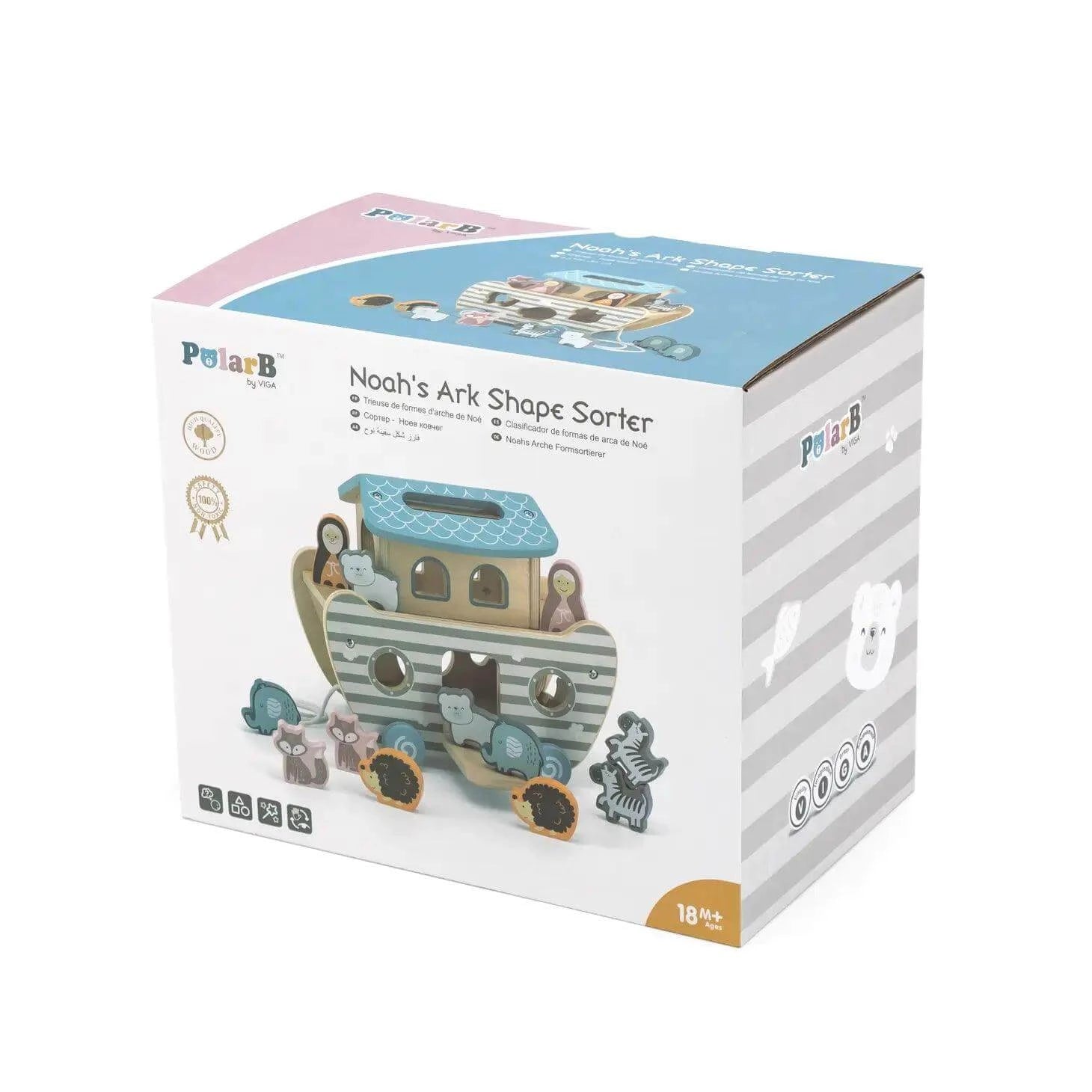 Gioco d’incastro forme Arca di Noè - Hebi