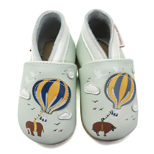 Leather slippers