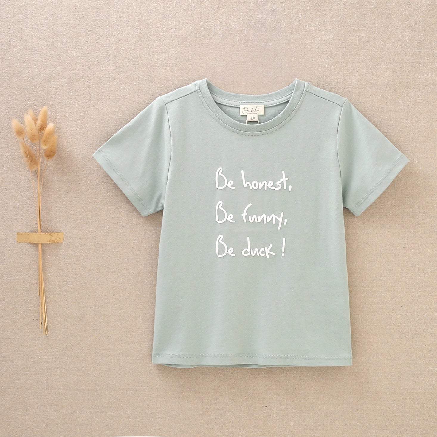 Aqua green t-shirt Be Duck!