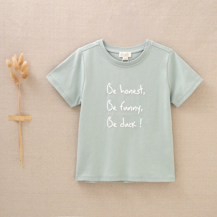Aqua green t-shirt Be Duck!
