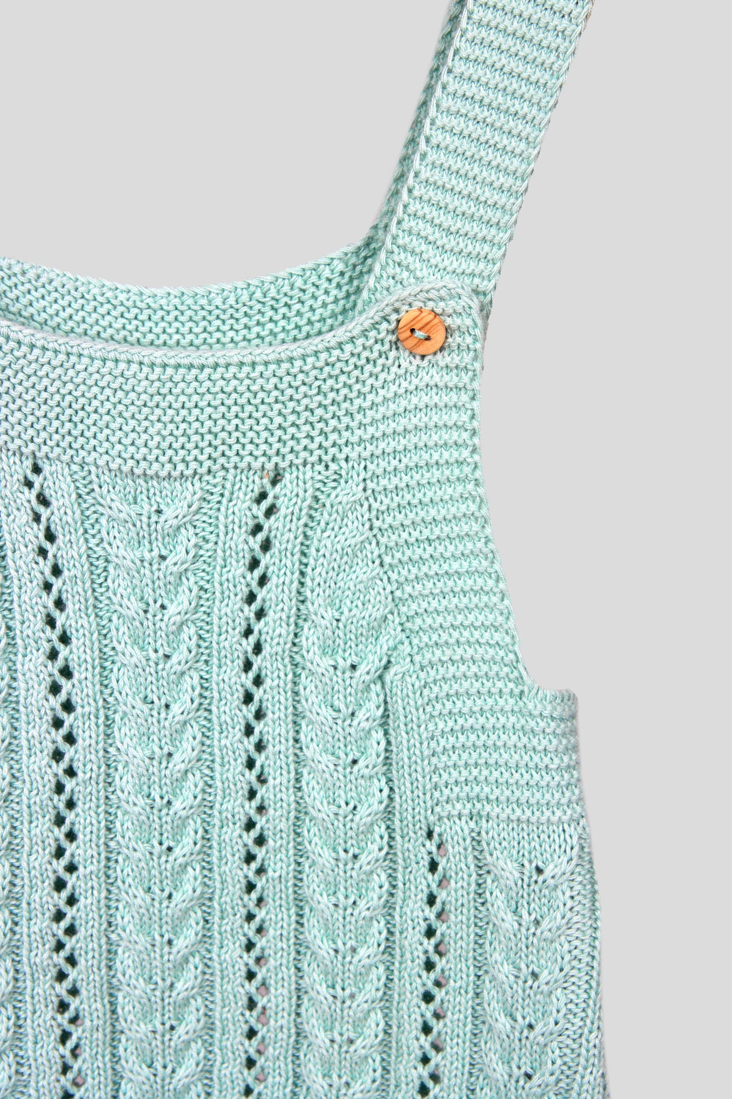 Salopette in maglia di cotone