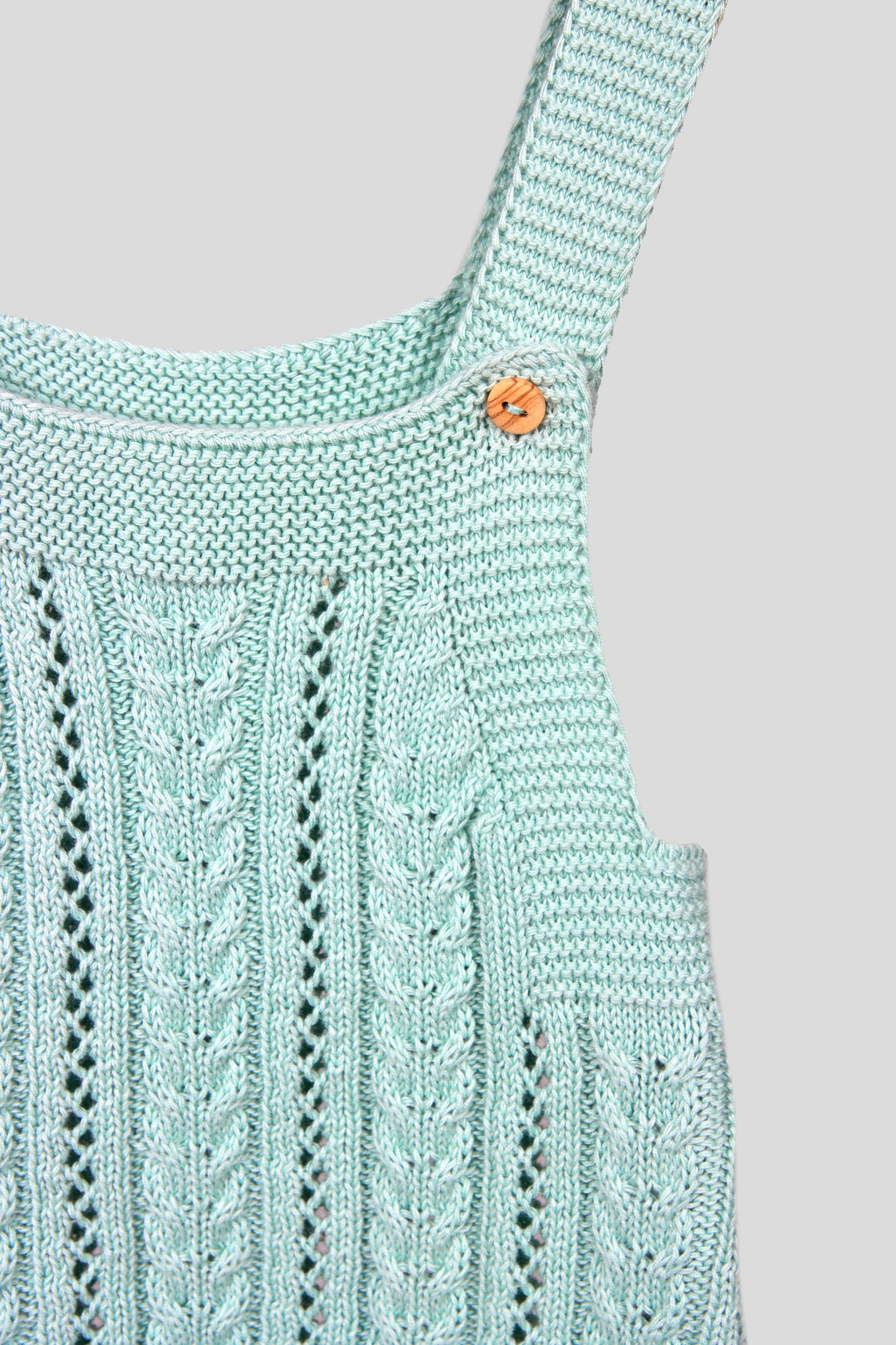 Salopette in maglia di cotone