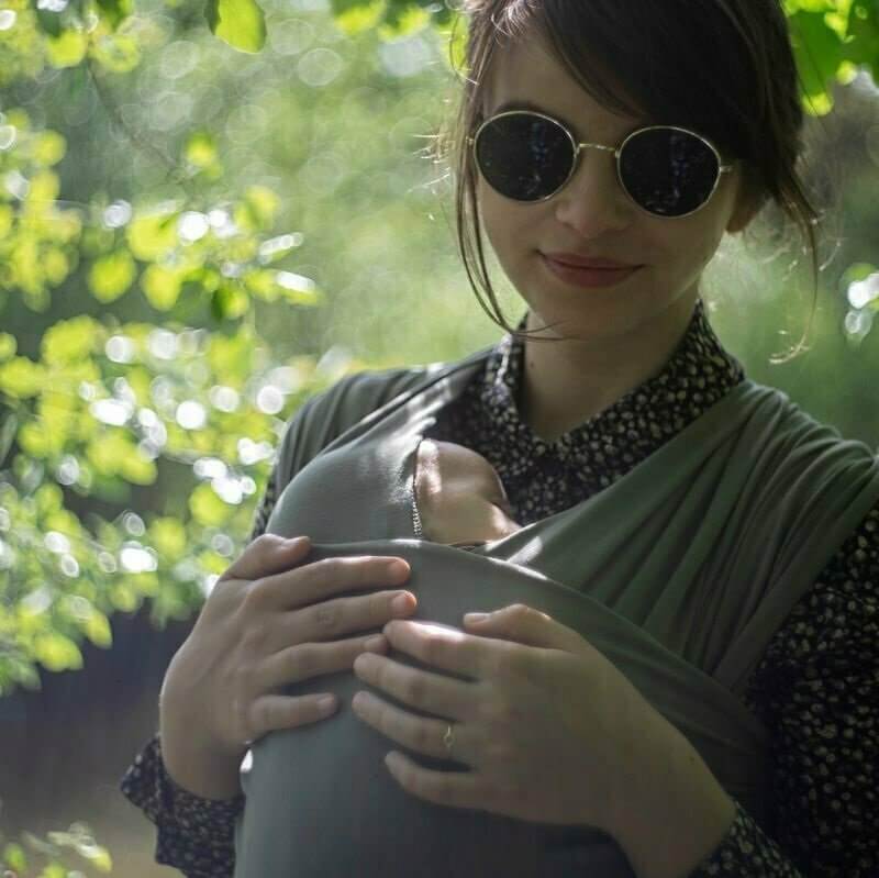 Stretchy Wrap per Baby Wearing - Hebi