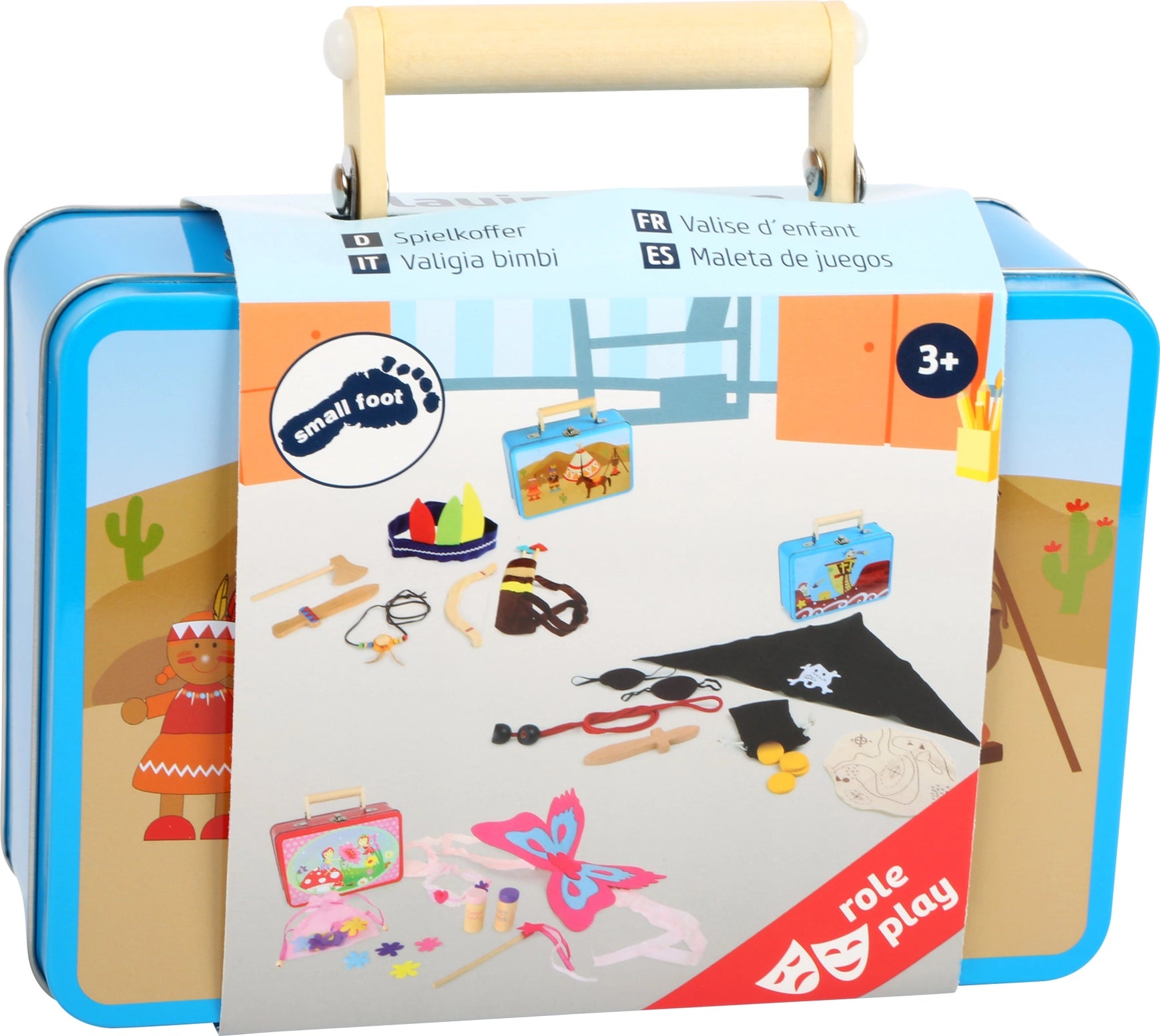 Valigetta bimbi set da indiani