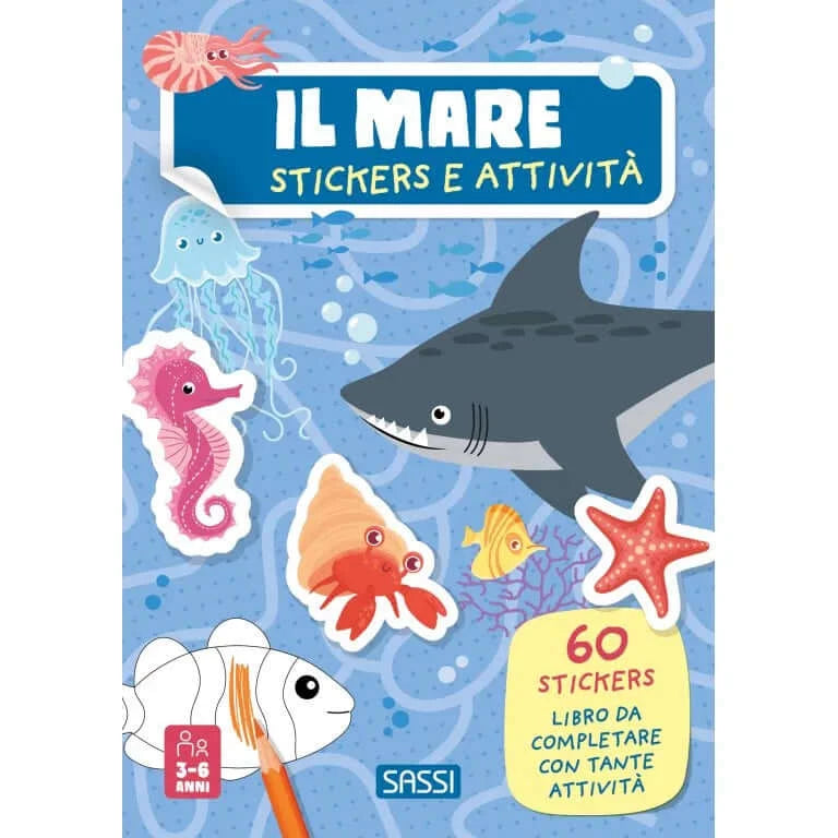 Stickers e Attività: Mare - Hebi