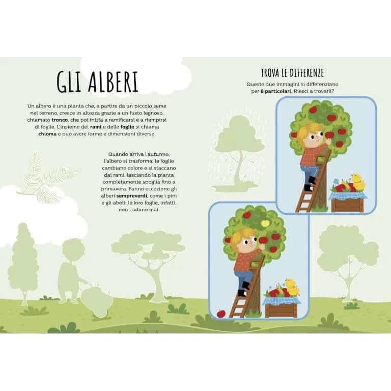 Stickers e Attività: Natura - Hebi